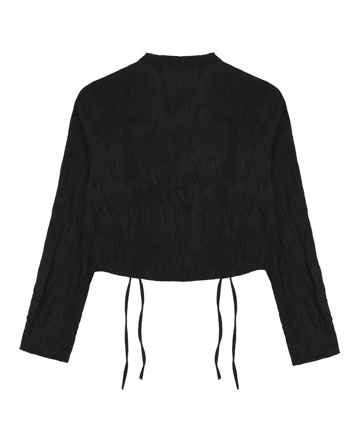 닉앤니콜(NICK&NICOLE) SUEDE STRING JACKET_BLACK