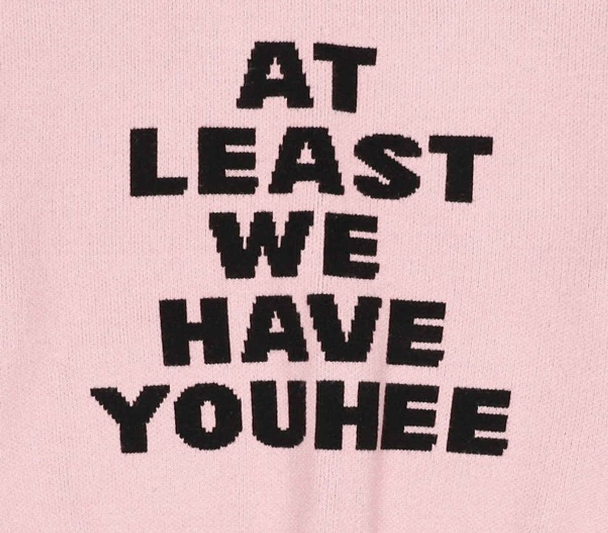 유희(YOUHEE) YOUHEE LETTERING PULLOVER KNIT PINK FREE