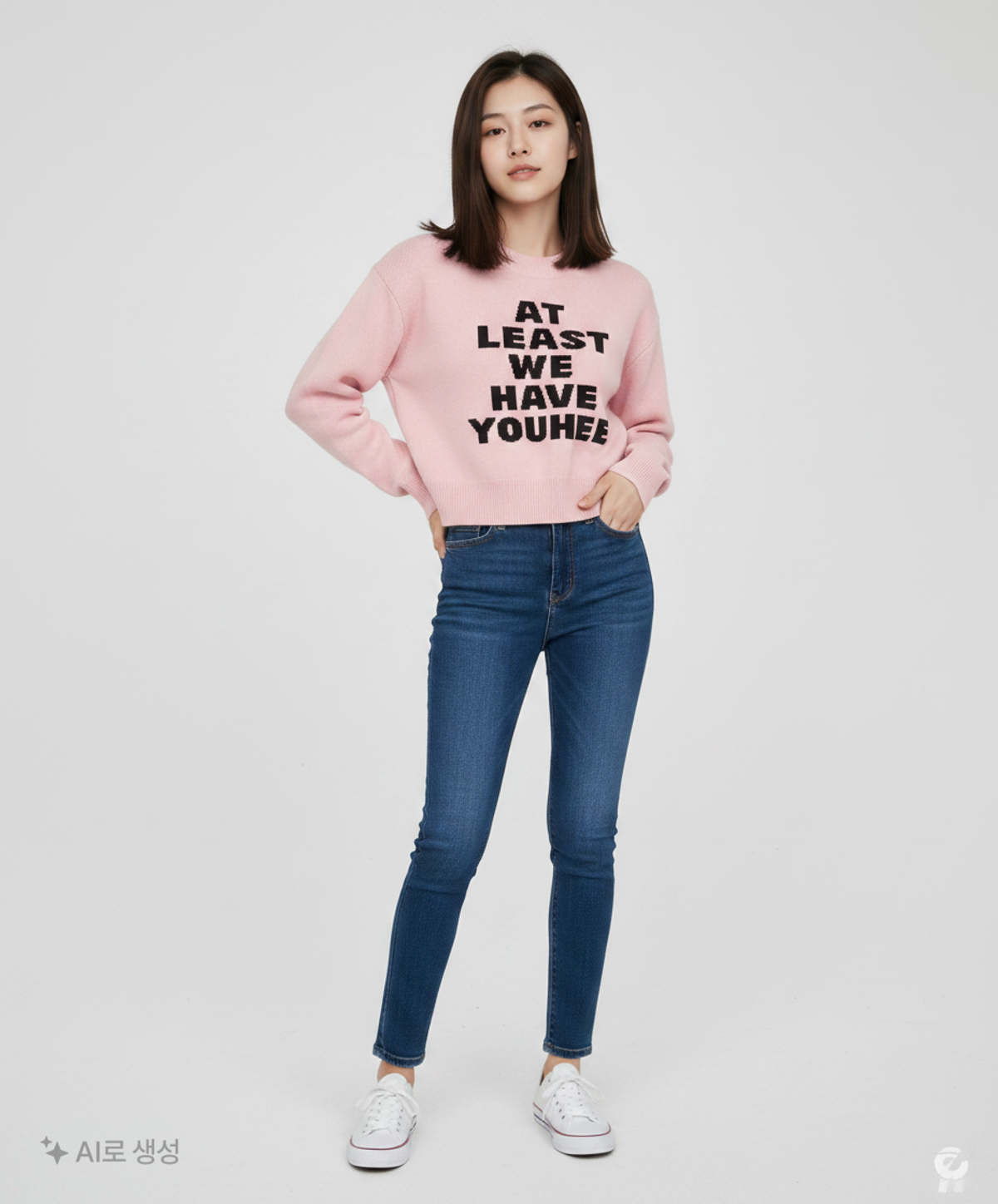 유희(YOUHEE) YOUHEE LETTERING PULLOVER KNIT PINK FREE