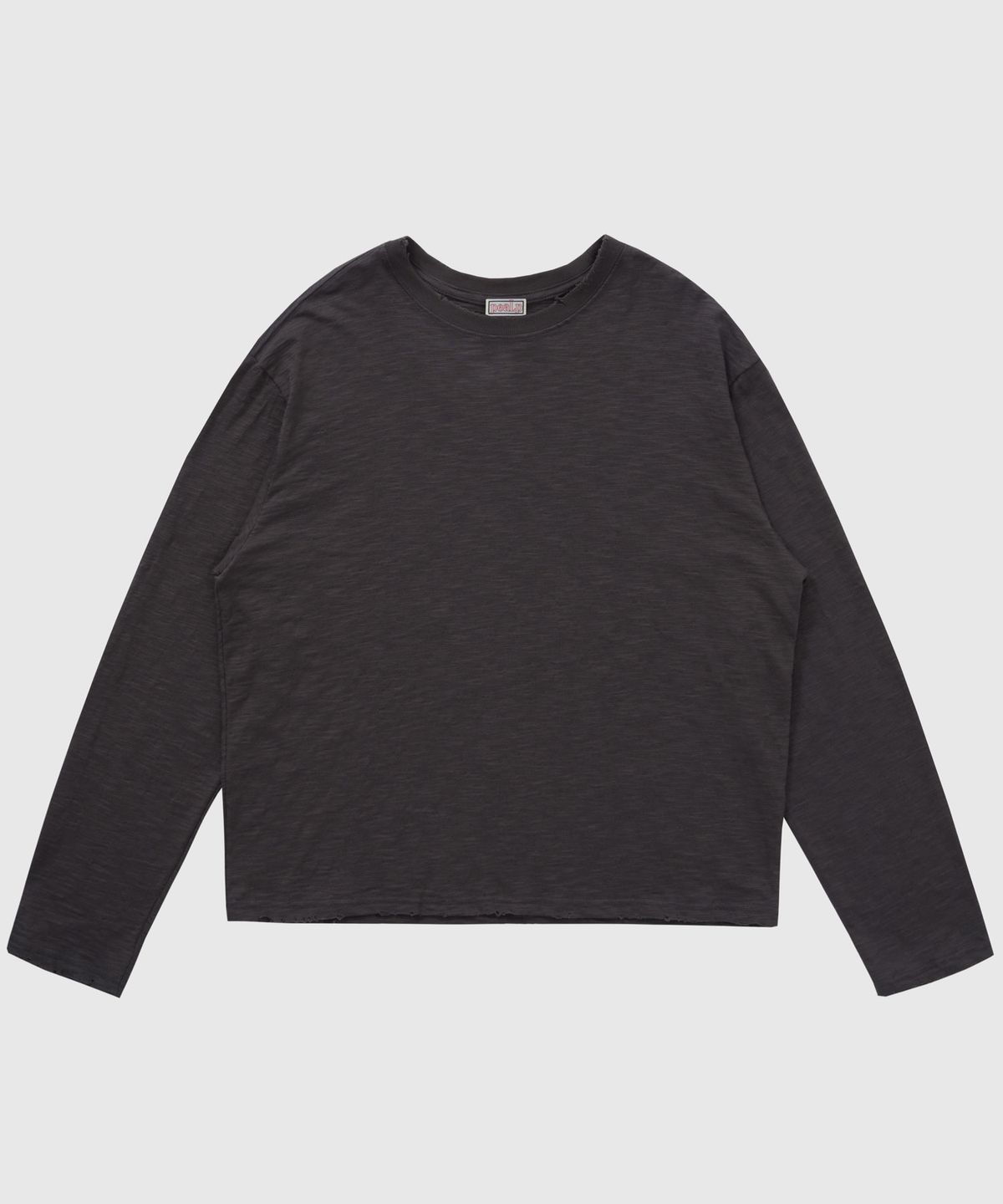 필프(PEALP) VINTAGE DISTRESSED LONG SLEEVE 69 (CHARCOAL)