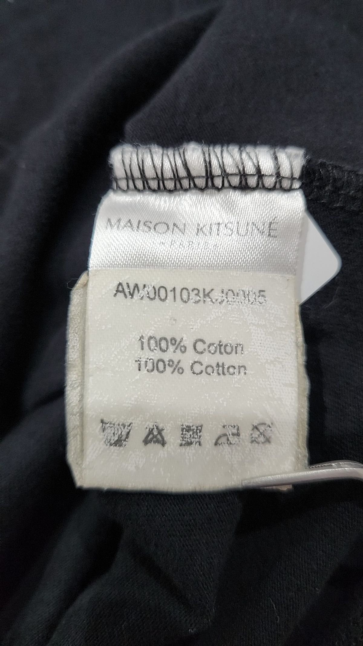 메종 키츠네(MAISON KITSUNE) 22FW 폭스헤드 반팔 티셔츠 AW00103KJ0005 XS