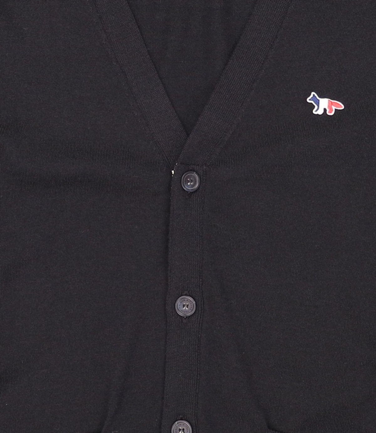 메종 키츠네(MAISON KITSUNE) 트리컬러 폭스 가디건 FU00501KT1036 P480 NAVY L