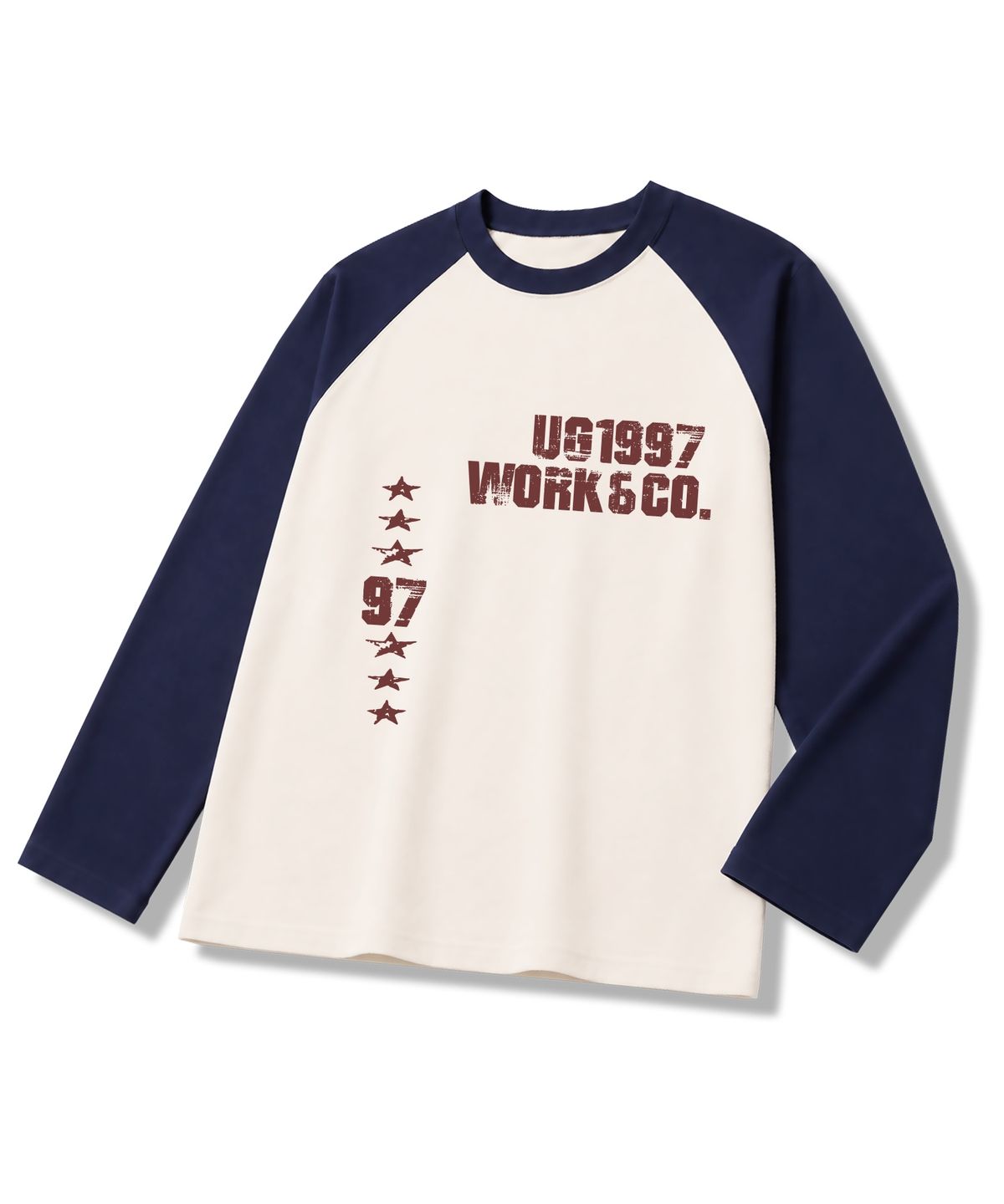 유니온가먼츠(UNION GARMENTS) 97워크 루즈핏 나그랑 긴팔 티셔츠 4COLOR