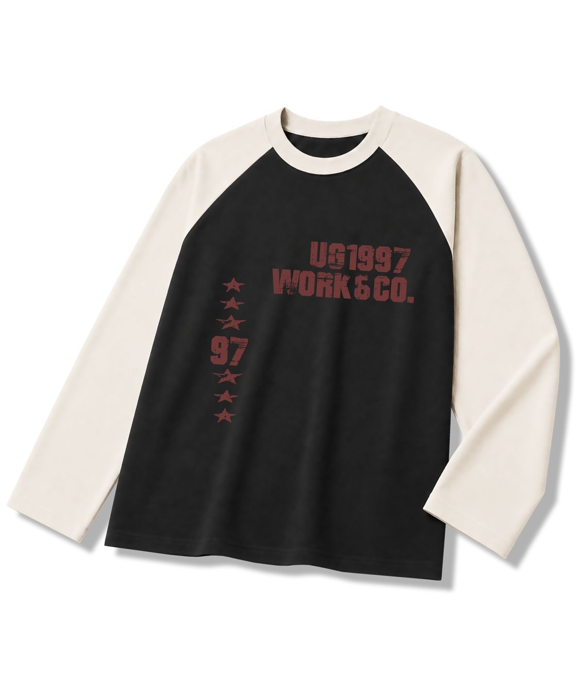 유니온가먼츠(UNION GARMENTS) 97워크 루즈핏 나그랑 긴팔 티셔츠 4COLOR