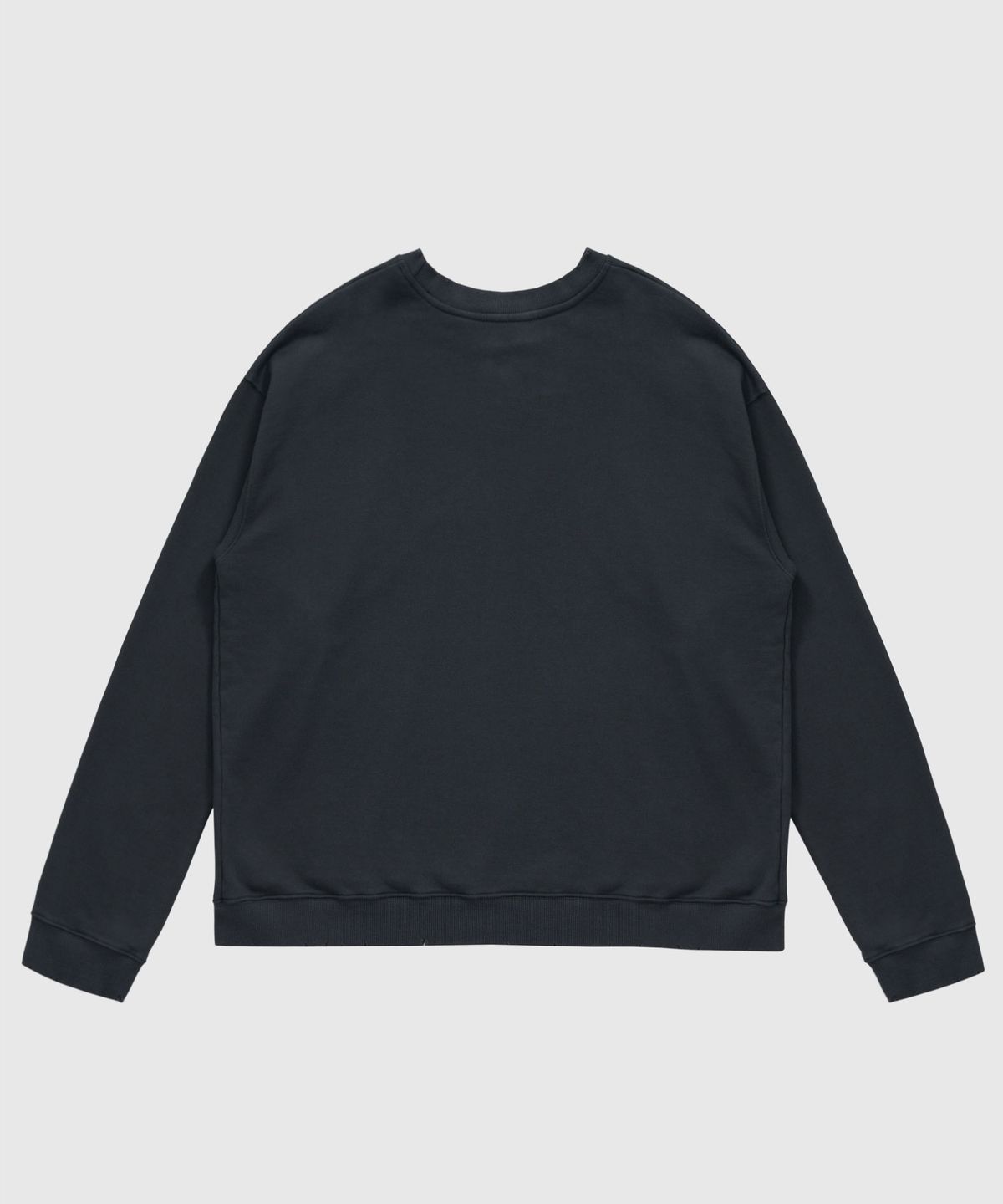 필프(PEALP) DISTRESSED WASHED SWEATSHIRT 66 (CHARCOAL)