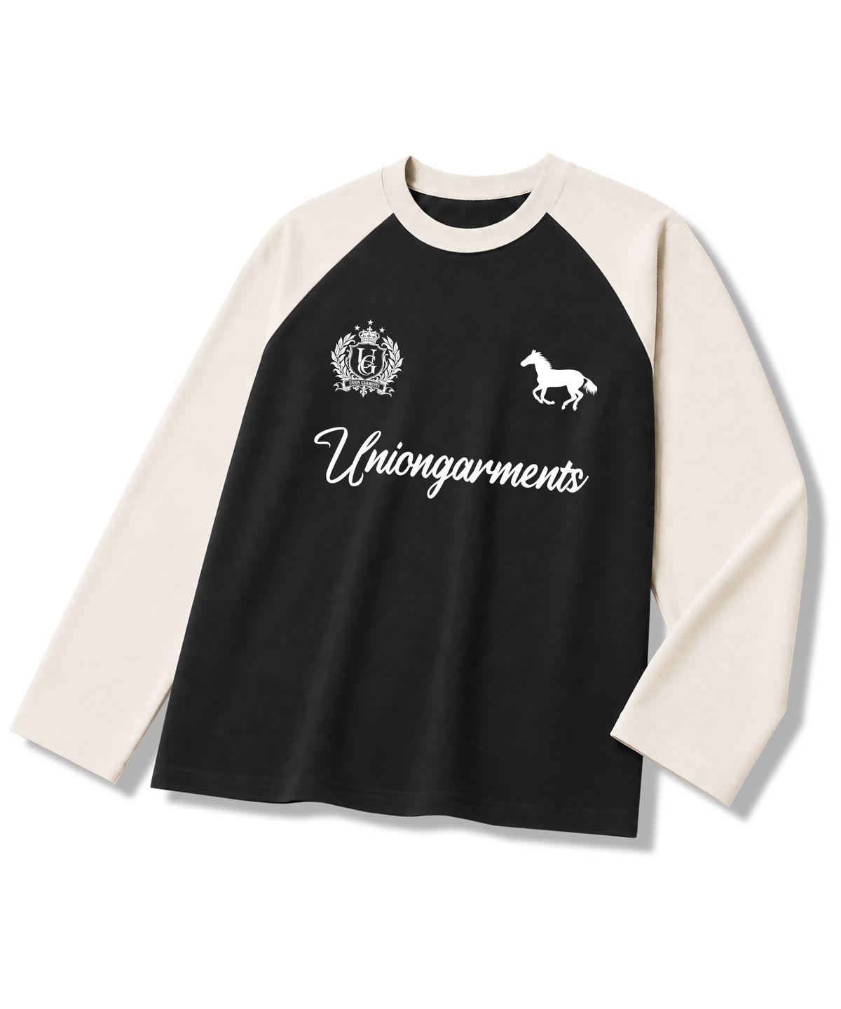 유니온가먼츠(UNION GARMENTS) 가먼츠라운 루즈핏 나그랑 긴팔 티셔츠 4COLOR