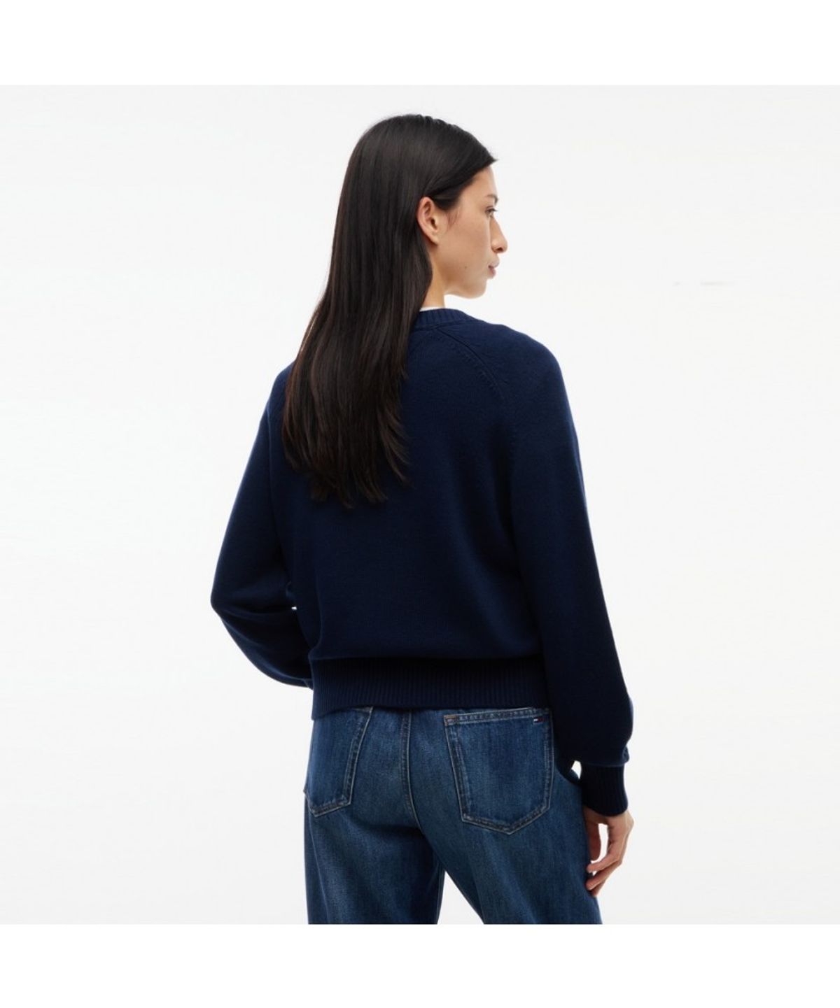 타미진스(TOMMY JEANS) 크루넥 플래그 스웨터 (T32G7KTO20TWT1C1G)