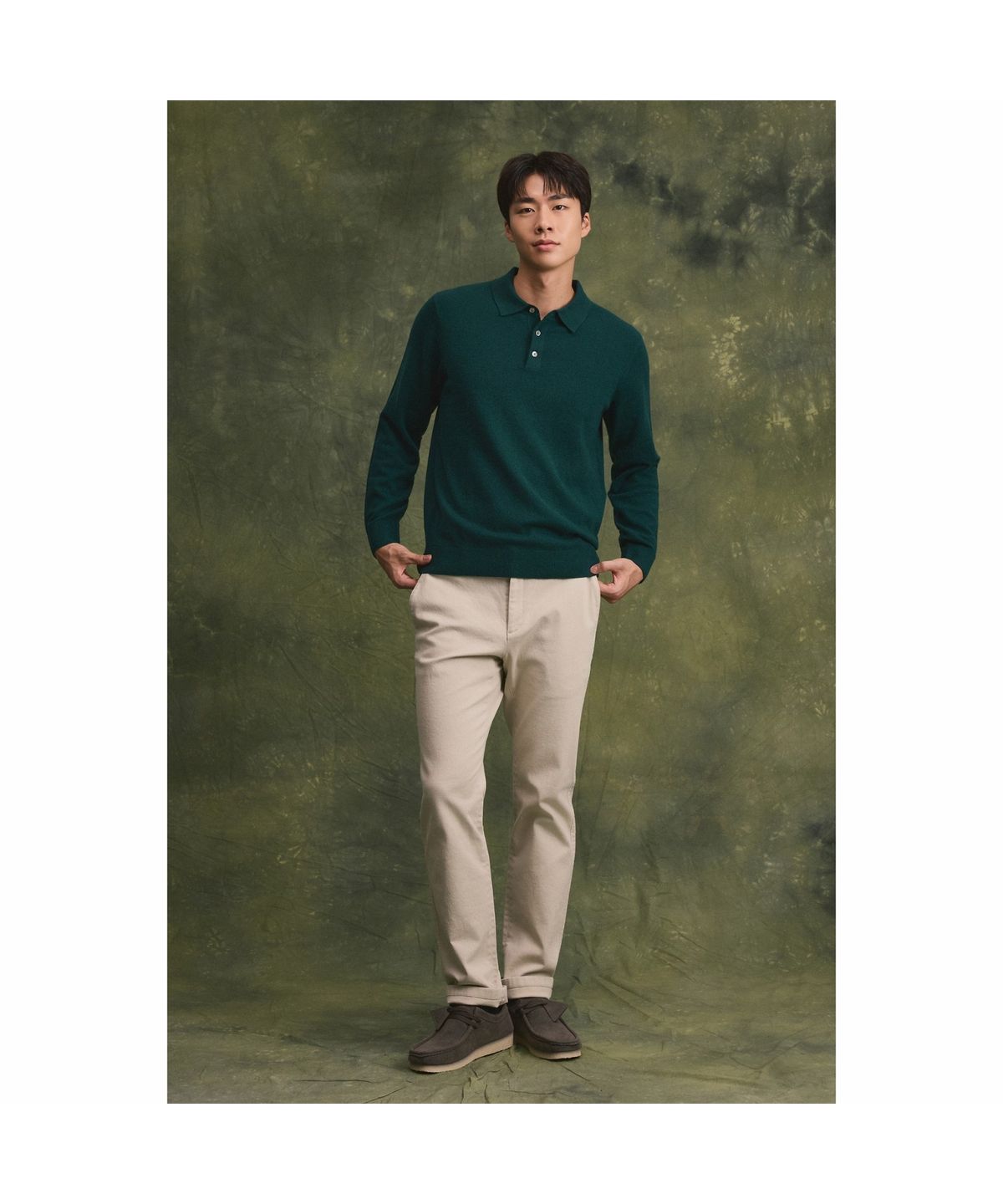 브렌우드(BRENTWOOD) (essentials) 기모 컴포치노 팬츠 BRPAW26571IVX