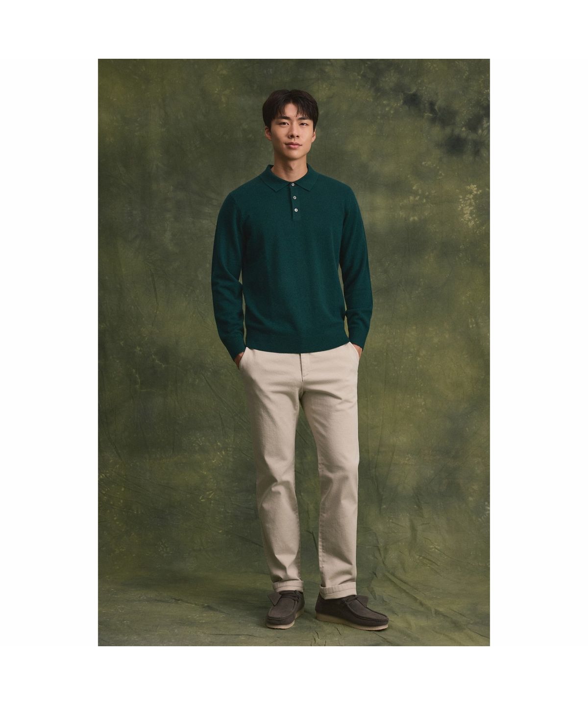 브렌우드(BRENTWOOD) (essentials) 기모 컴포치노 팬츠 BRPAW26571IVX