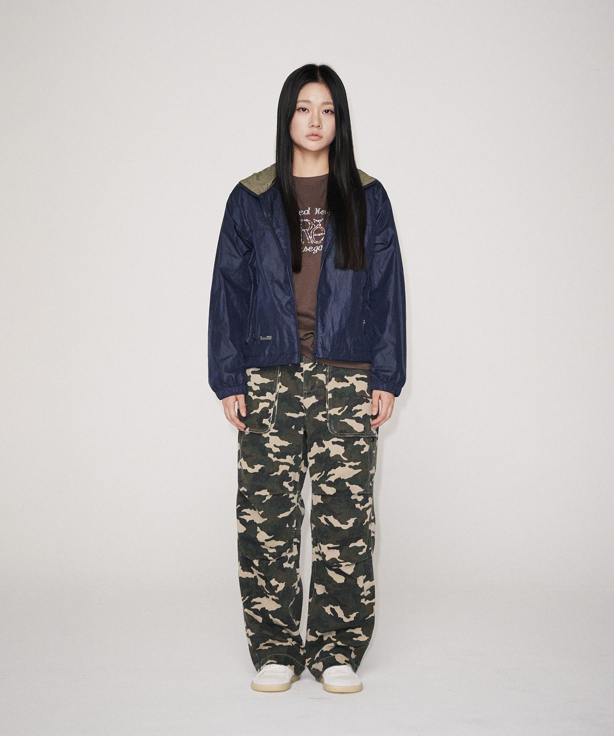 유니버스 가먼트(UNIVERSE GARMENT) 투웨이 윈드 브레이커 자켓_NAVY