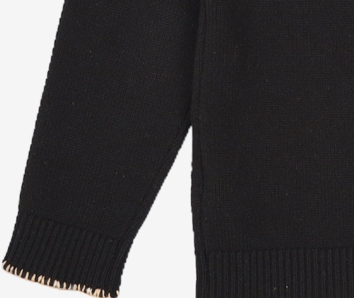 벨리에(BELIER) Italian Yarn Pullover Sweater / Black 32