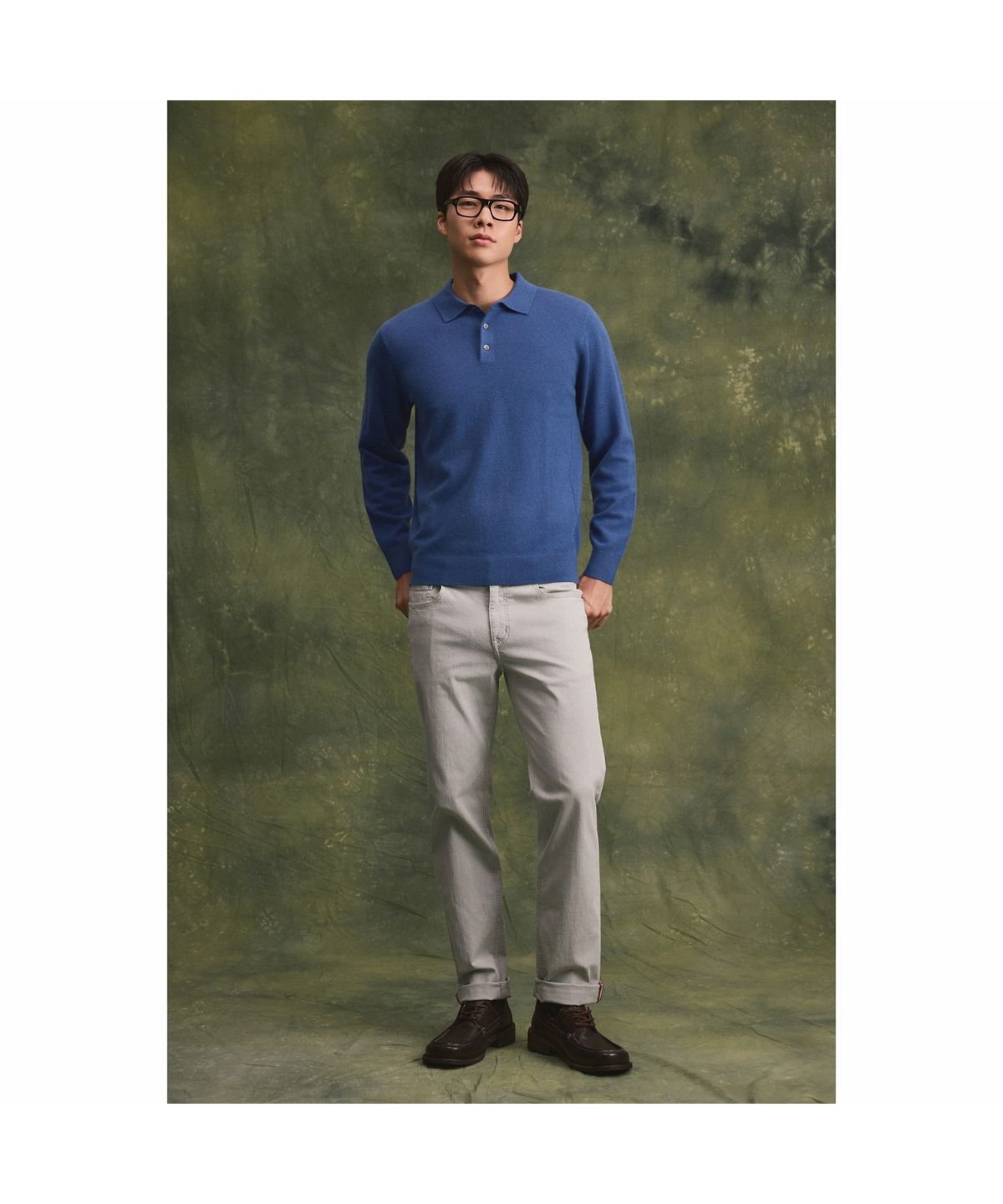 브렌우드(BRENTWOOD) (essentials) 기모 컴포치노 팬츠 BRPAW26571GYX