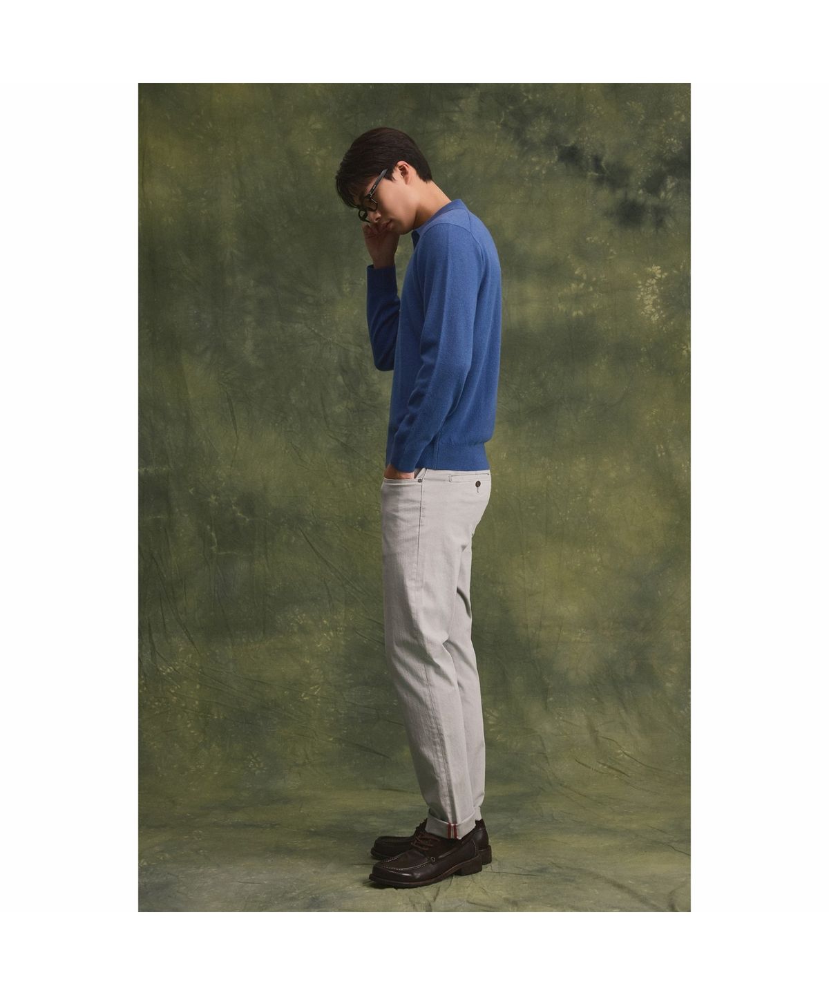 브렌우드(BRENTWOOD) (essentials) 기모 컴포치노 팬츠 BRPAW26571GYX
