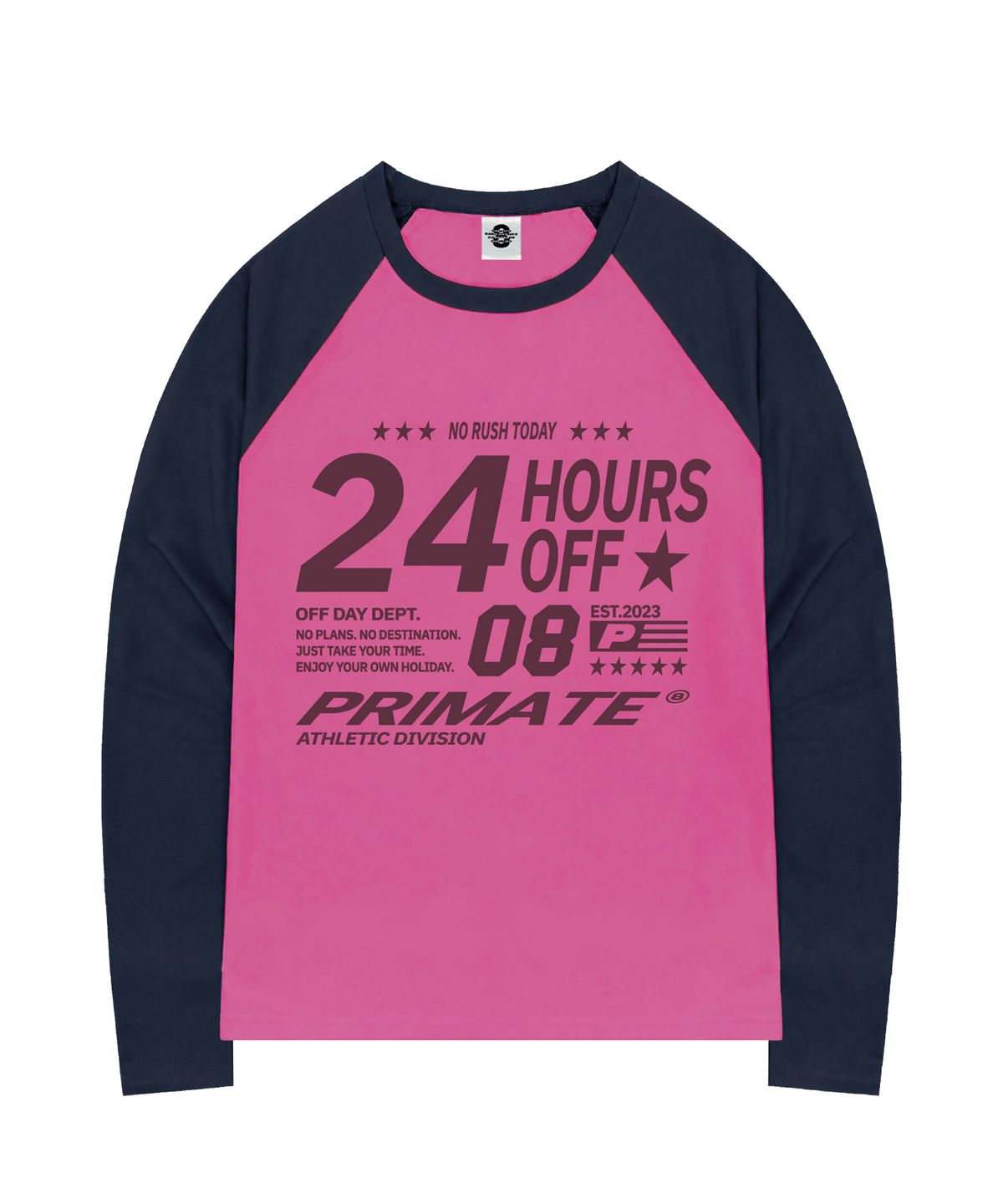 프라임에이트(PRIMATE) SHIFT 오버핏 비비드 래글런 롱 슬리브 4 COLORS