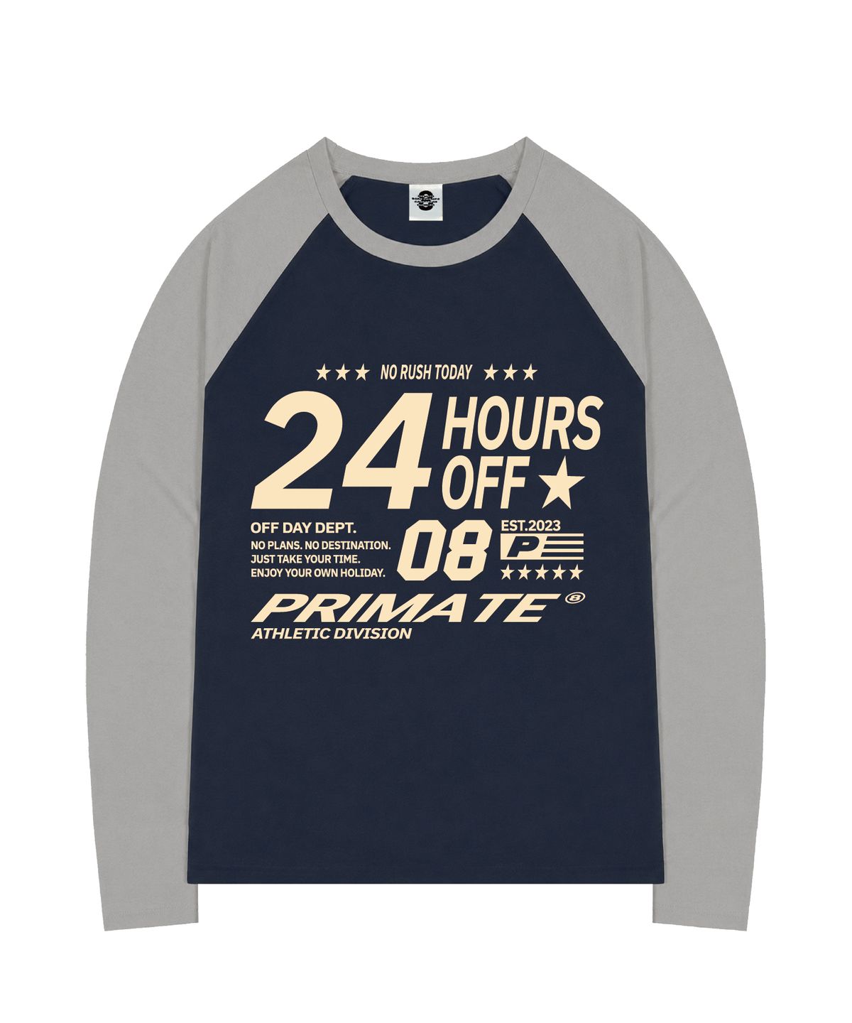 프라임에이트(PRIMATE) SHIFT 오버핏 비비드 래글런 롱 슬리브 4 COLORS