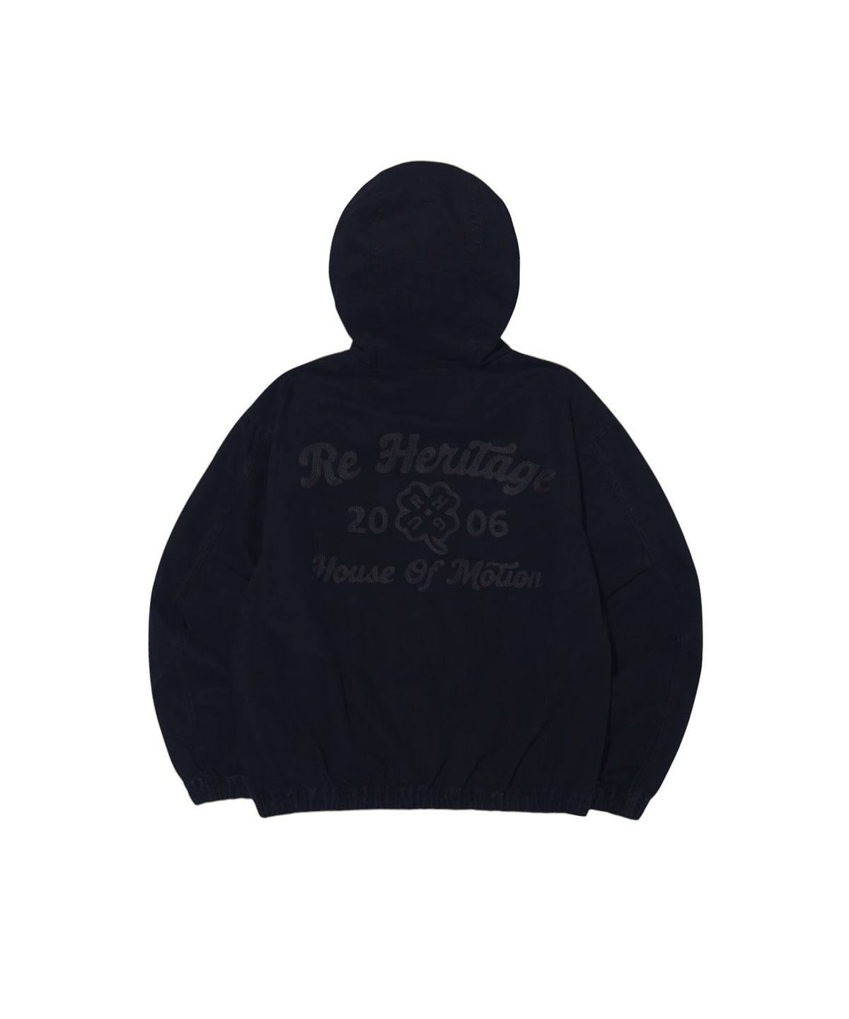 유니버스 가먼트(UNIVERSE GARMENT) 워시드 후드 워크 자켓_CHARCOAL