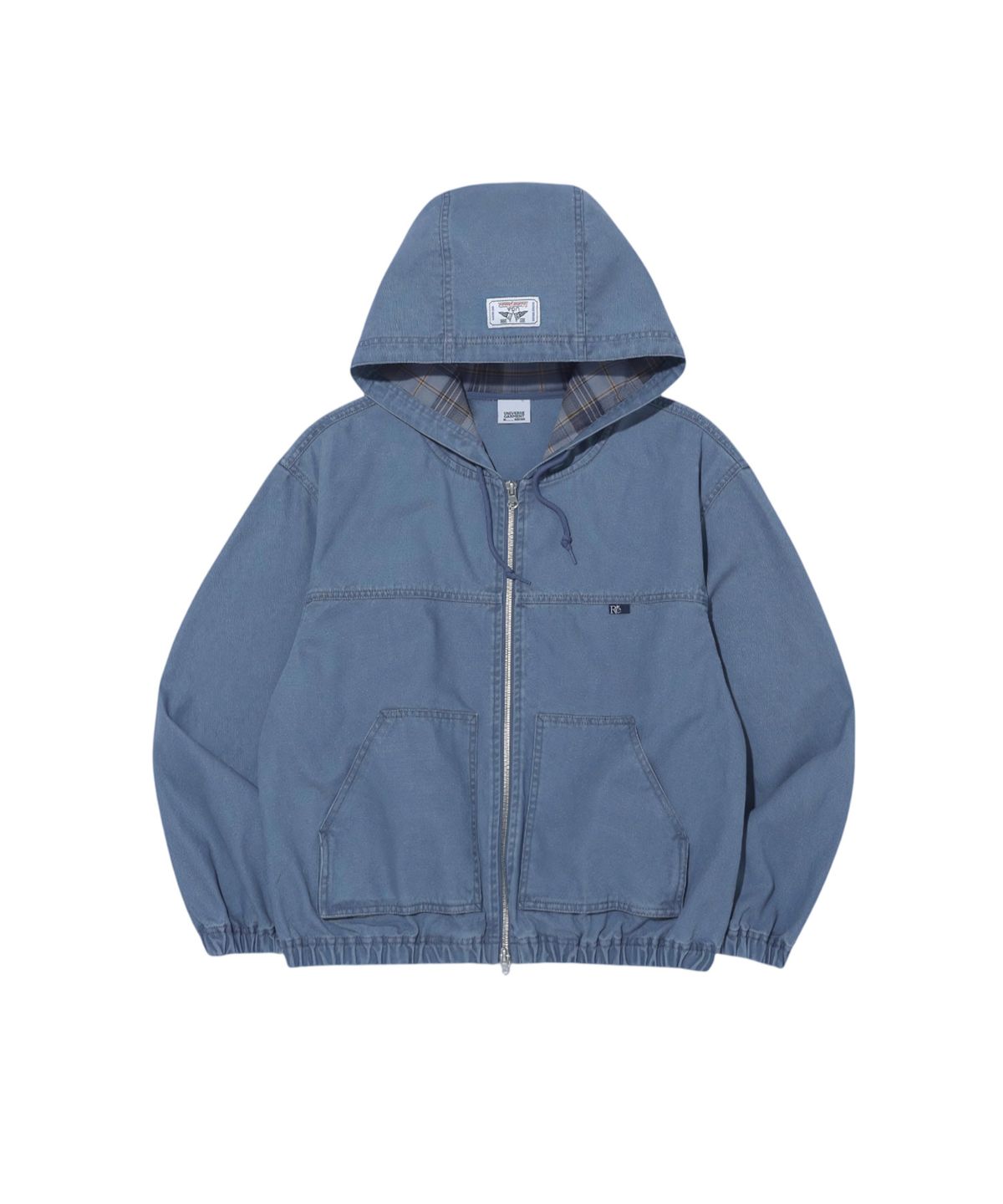 유니버스 가먼트(UNIVERSE GARMENT) 워시드 후드 워크 자켓_BLUE