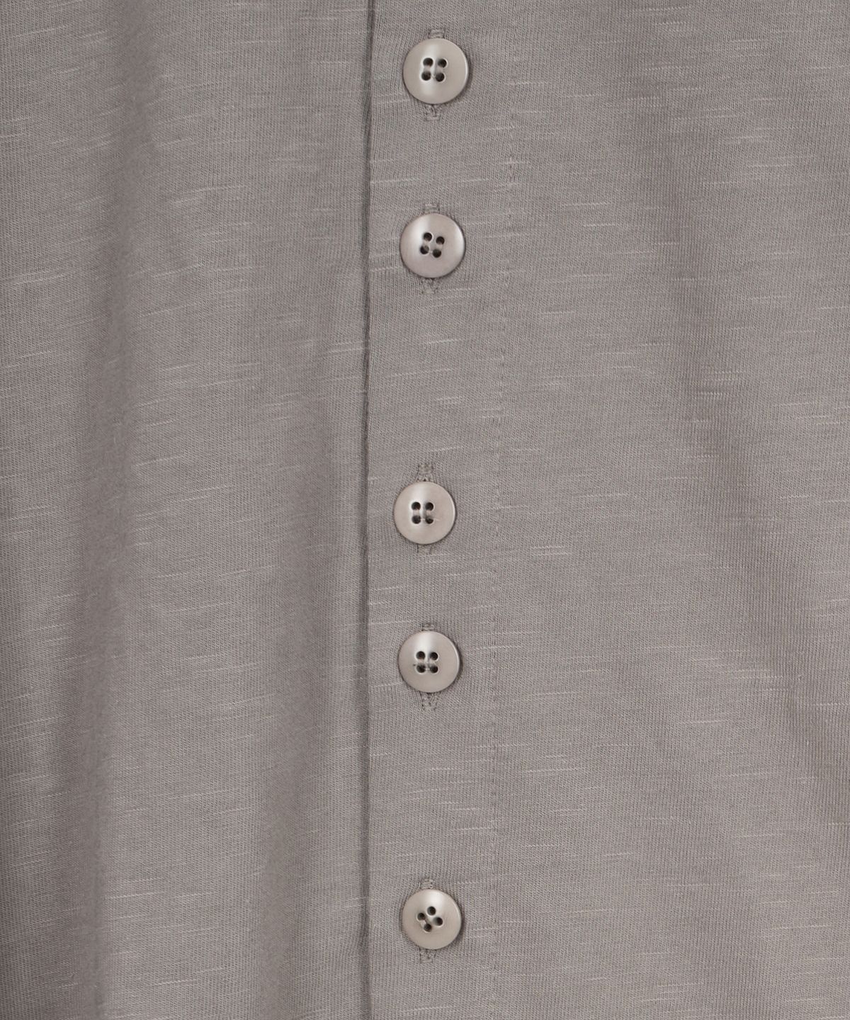 엔도어(ENDOOR) Offset Placket Long Sleeve (Mushroom)