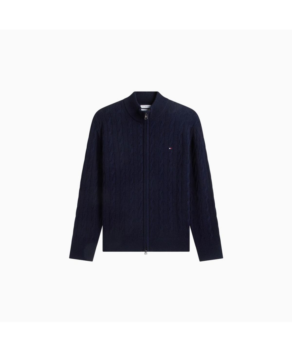 타미힐피거(TOMMY HILFIGER) 램스울 케이블 집업 가디건 (T12G7KCD220MT1DW5)