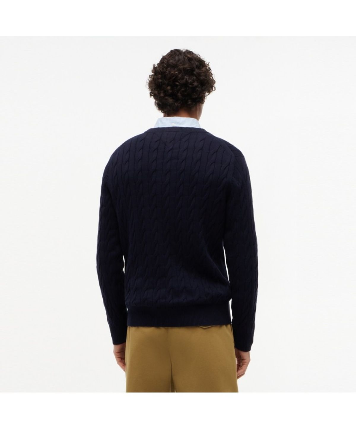 타미힐피거(TOMMY HILFIGER) 클래식 코튼 케이블 크루넥 스웨터 (T12G7KPO100MT1DW5)