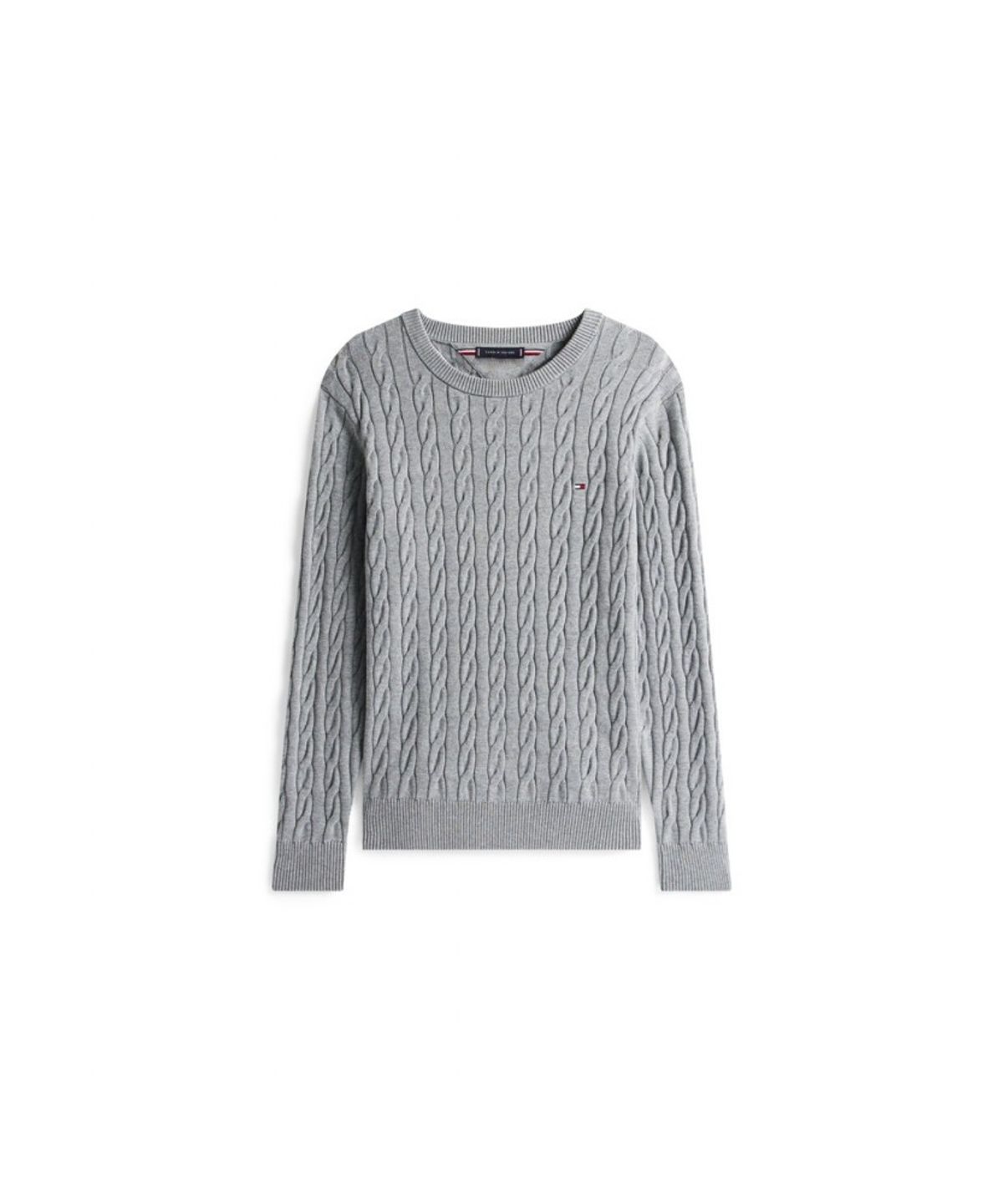 타미힐피거(TOMMY HILFIGER) 클래식 코튼 케이블 크루넥 스웨터 (T12G7KPO100MT1P91)