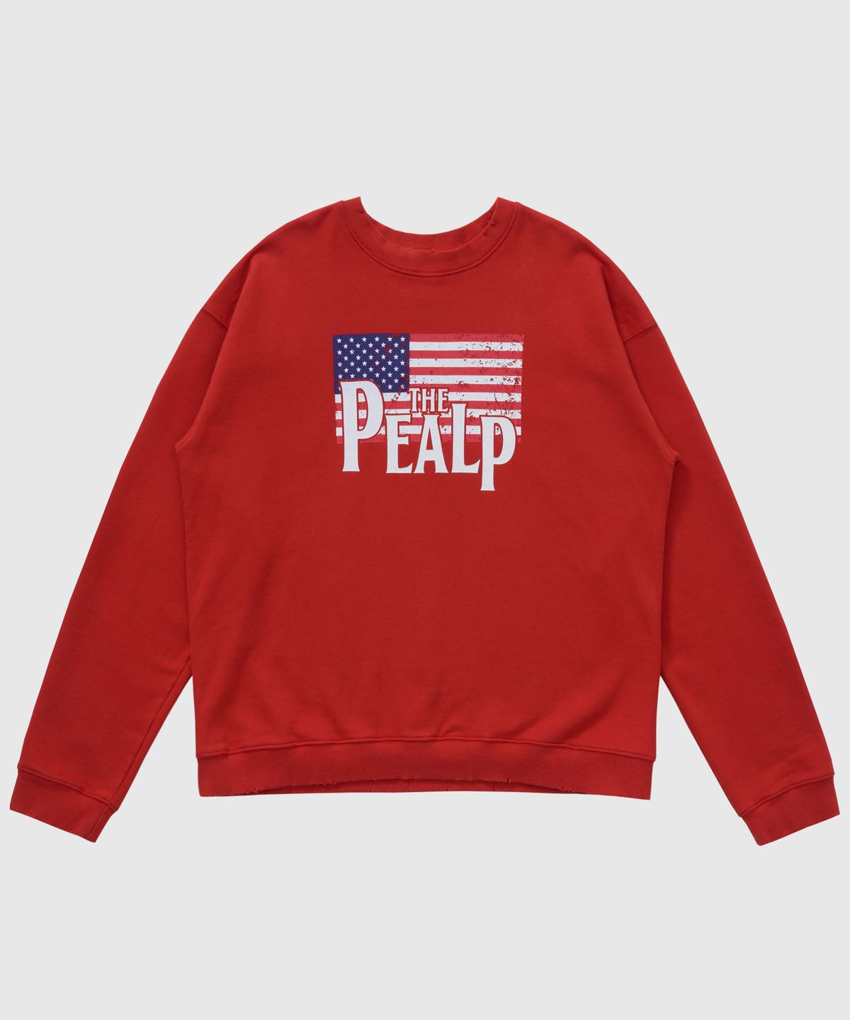 필프(PEALP) VINTAGE FLAG SWEATSHIRT 67 (RED)