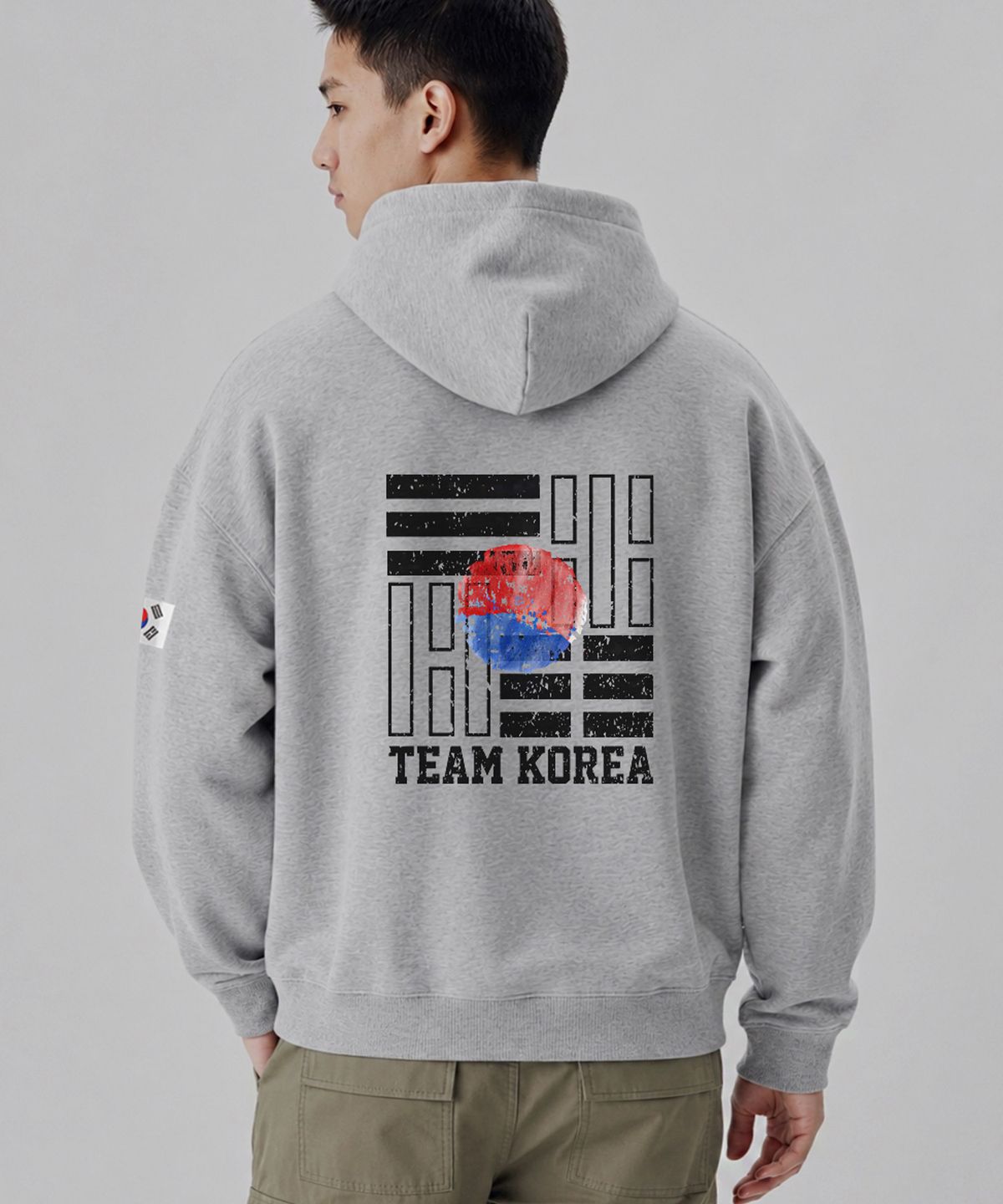 엠블룩(AMBLELOOK) 후디드 스웨트셔츠 태극기코리아 (3color)