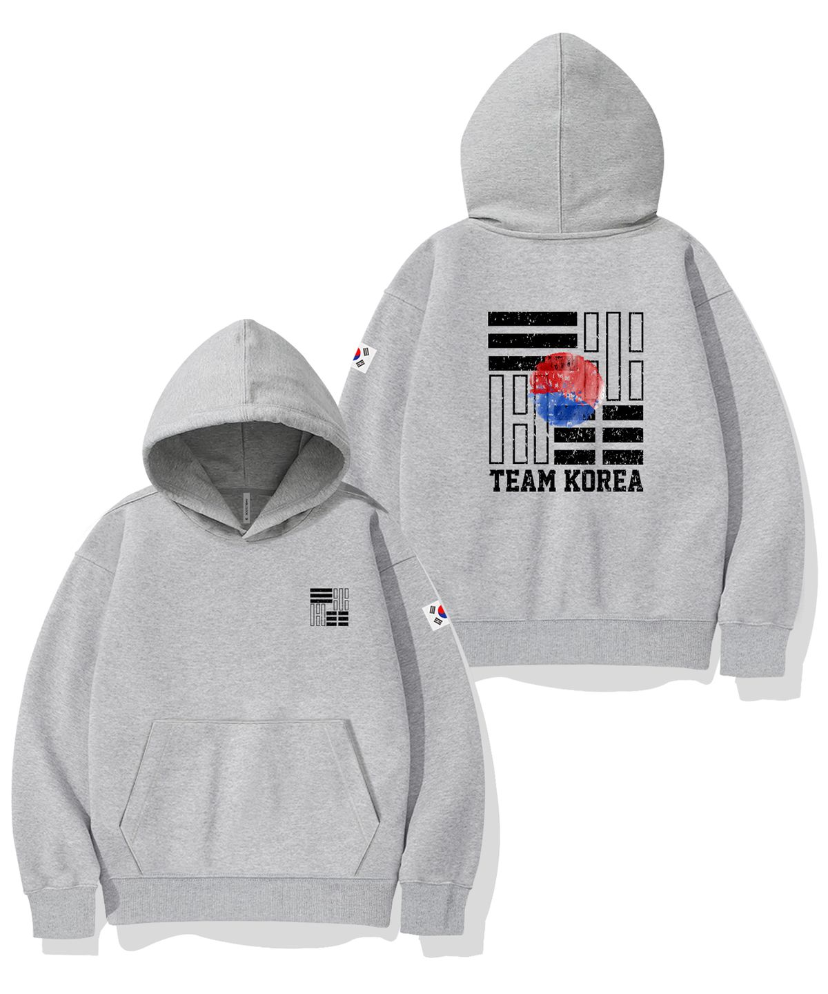 엠블룩(AMBLELOOK) 후디드 스웨트셔츠 태극기코리아 (3color)