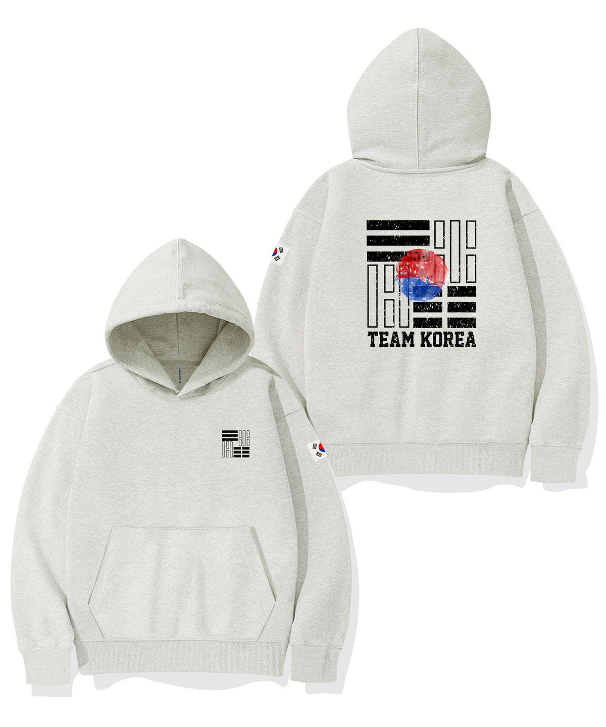 엠블룩(AMBLELOOK) 후디드 스웨트셔츠 태극기코리아 (3color)