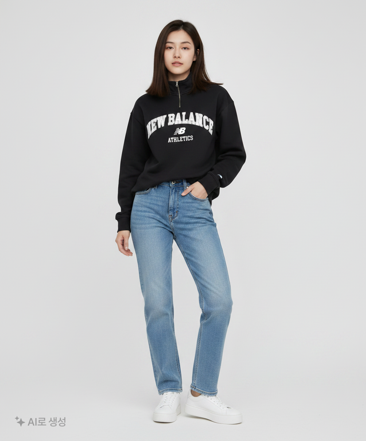 뉴발란스(NEW BALANCE) 맨투맨/스웨트셔츠 S