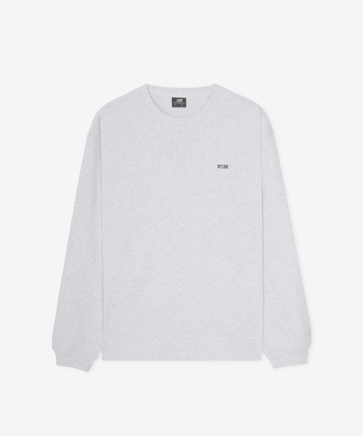 뉴발란스(NEW BALANCE) NBNDG41923 / UNI 헤리티지 ORBIT 그래픽 긴팔티 (L/GRAY)