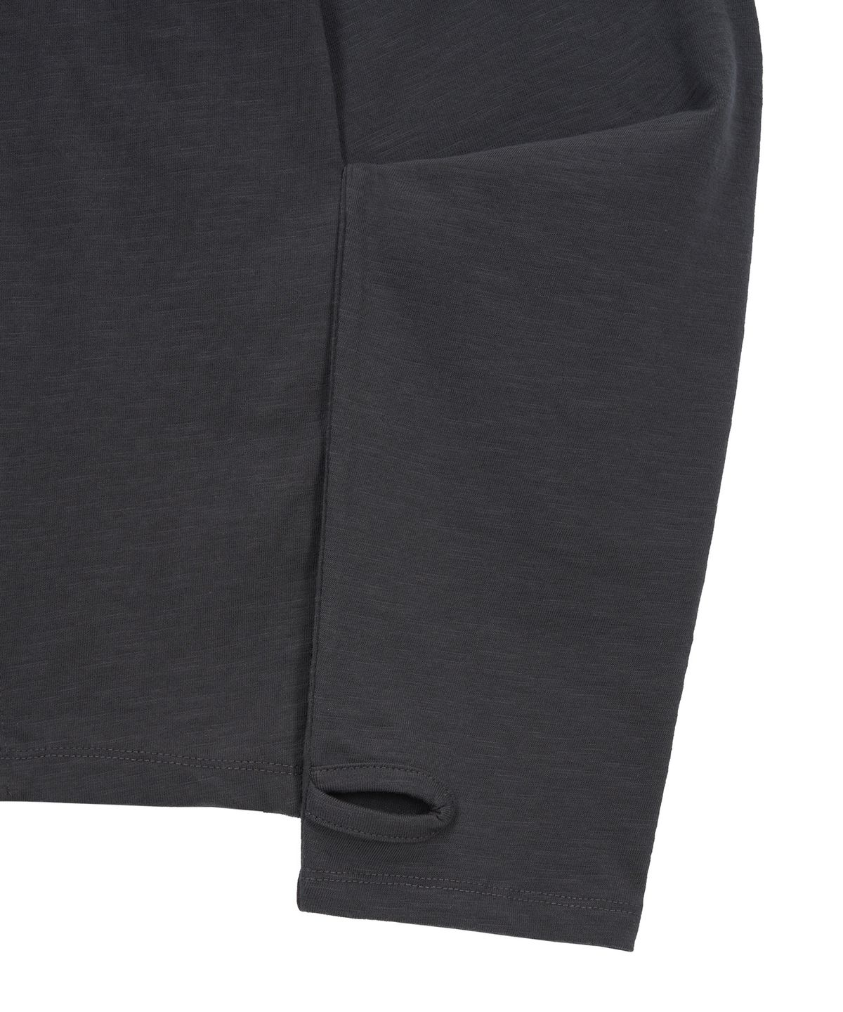 엔도어(ENDOOR) Offset Placket Long Sleeve (Dark Gray)