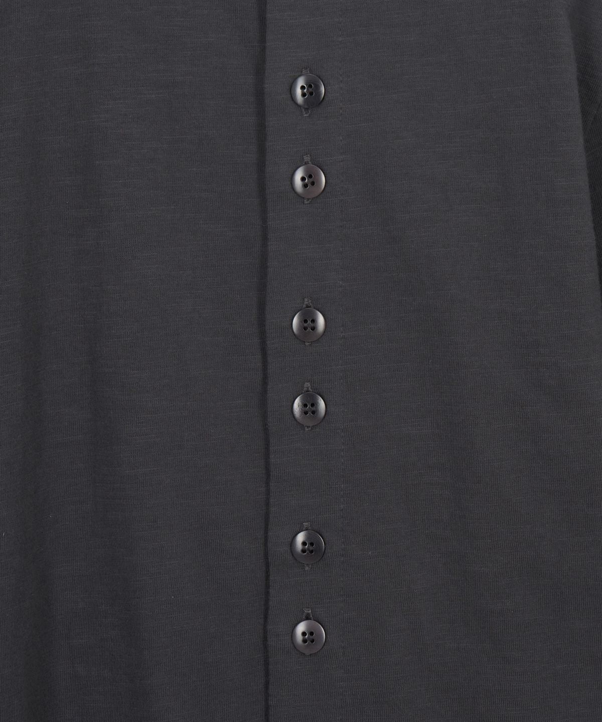 엔도어(ENDOOR) Offset Placket Long Sleeve (Dark Gray)