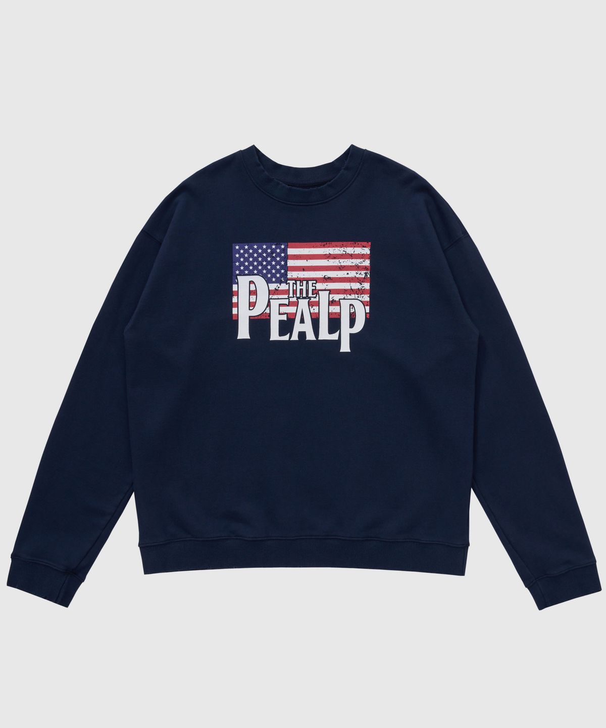 필프(PEALP) VINTAGE FLAG SWEATSHIRT 67 (NAVY)