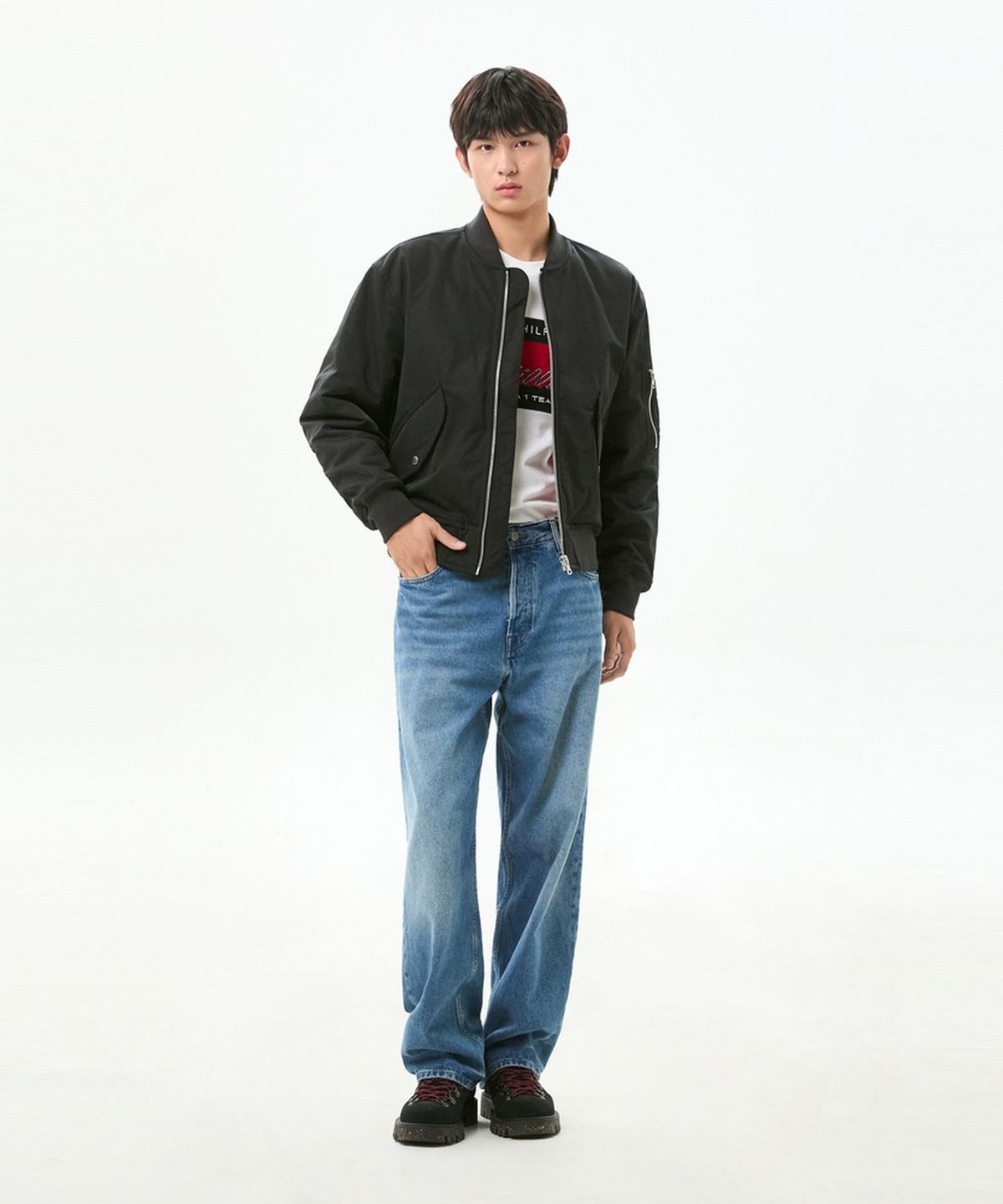 타미힐피거(TOMMY HILFIGER) 봄버 자켓 (T12G7WOT120MT1BDS)