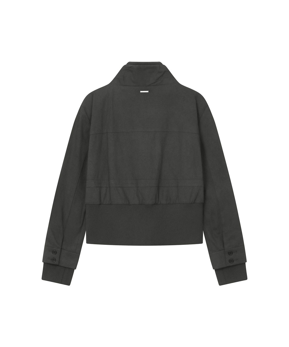 미세키서울(MISEKI SEOUL) Cowl high neck pocket jacket CHARCOAL