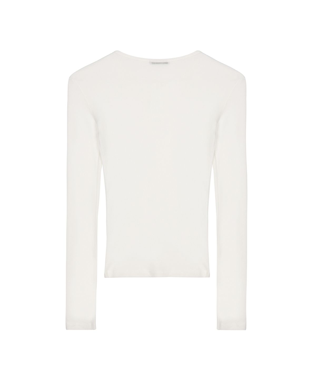 닉앤니콜(NICK&NICOLE) BUTTERFLY HENLEYNECK SLEEVE TOP_IVORY