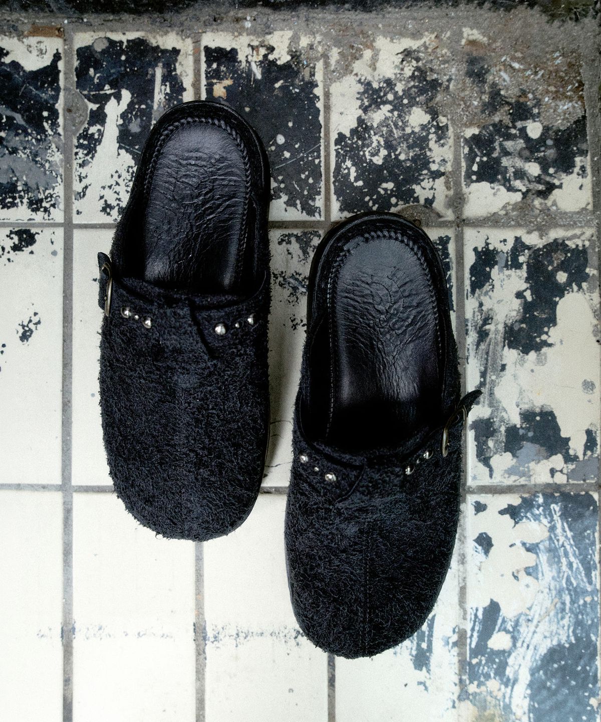예루살렘 샌들(JERUSALEM SANDALS) [Jerusalem Sandals X INSANE GARAGE] 3004H NOMAD-BLACK (노마드 헤어리)
