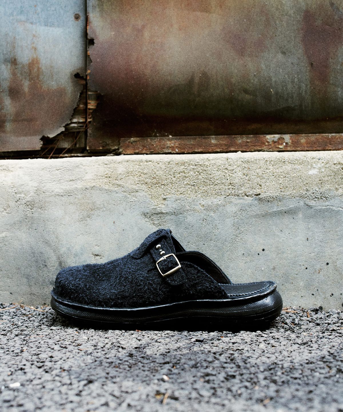 예루살렘 샌들(JERUSALEM SANDALS) [Jerusalem Sandals X INSANE GARAGE] 3004H NOMAD-BLACK (노마드 헤어리)