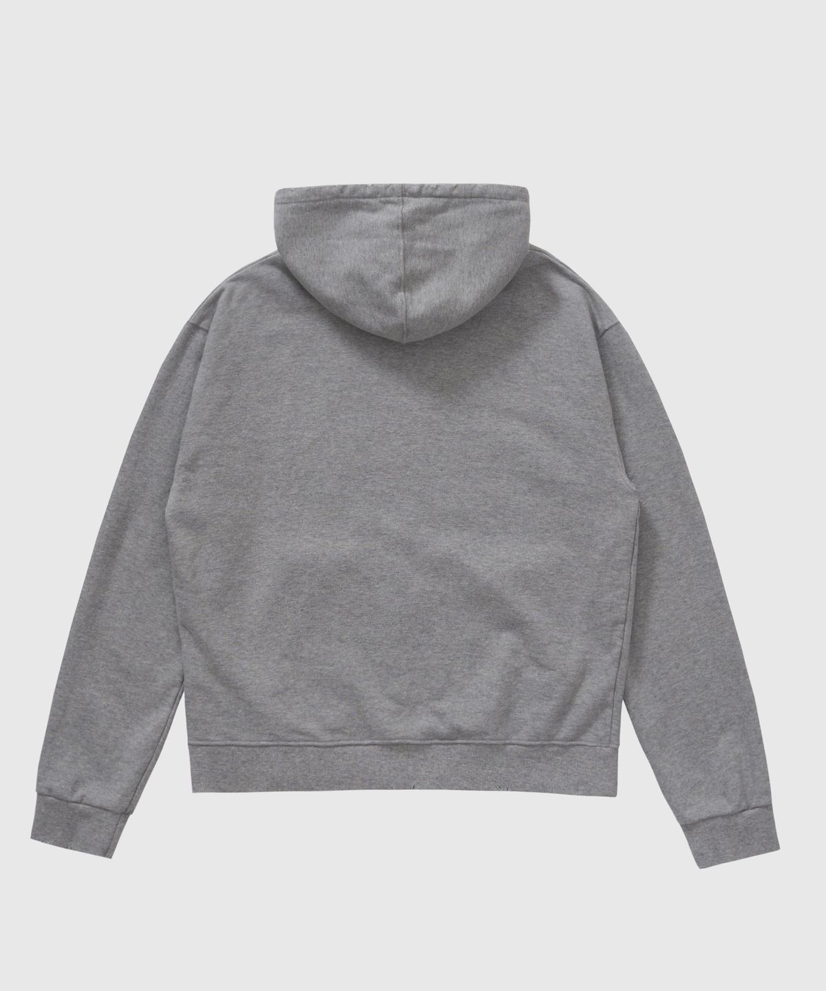 필프(PEALP) DISTRESSED WASHED HOODIE ZIP-UP 64 (MELANGE GRAY)