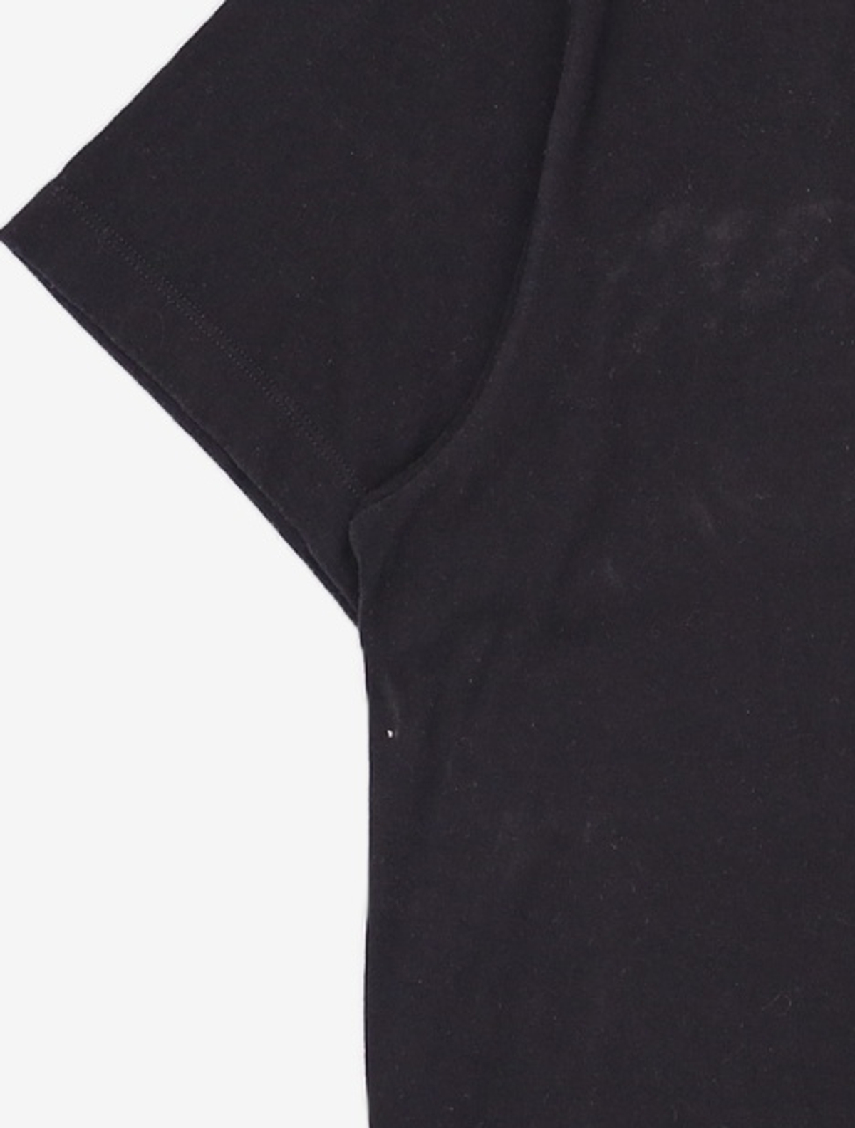 오프화이트(OFF-WHITE) 남성 스프레이 마커 애로우 로고 티셔츠 - 블랙 / OMAA027S21JER0051001 XL