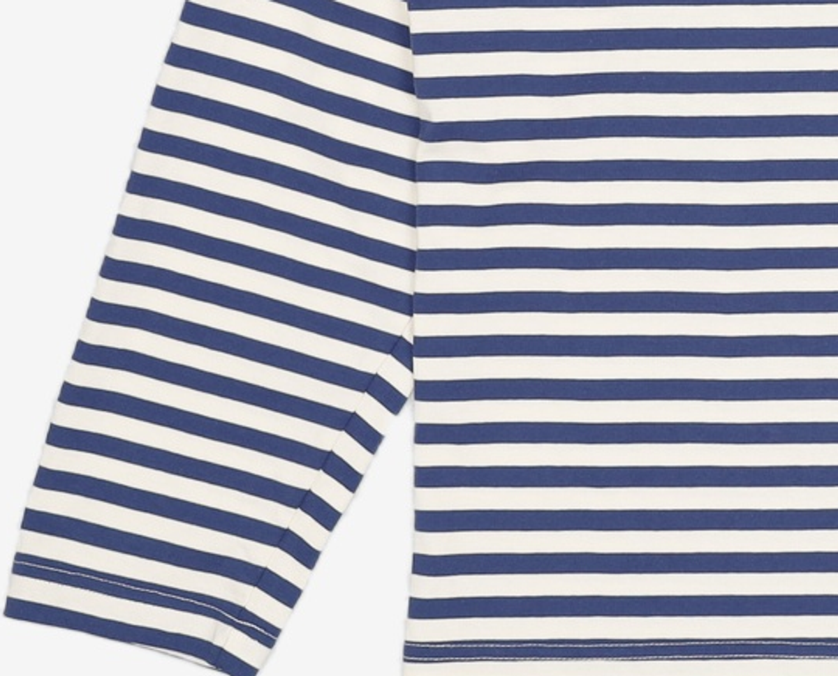 오아이오아이 컬렉션(OIOI COLLECTION) STRIPE TURTLENECK LONG SLEEVE T-SHIRT [BLUE] L