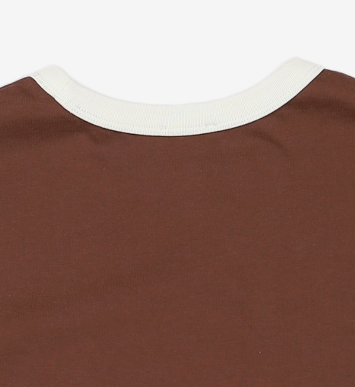 마리떼 프랑소와 저버(MARITHÉ + FRANҪOIS GIRBAUD) AEROCOOL CRACK CLASSIC LOGO RINGER TEE brown M