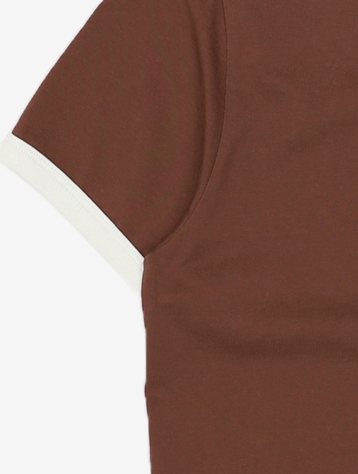 마리떼 프랑소와 저버(MARITHÉ + FRANҪOIS GIRBAUD) AEROCOOL CRACK CLASSIC LOGO RINGER TEE brown M