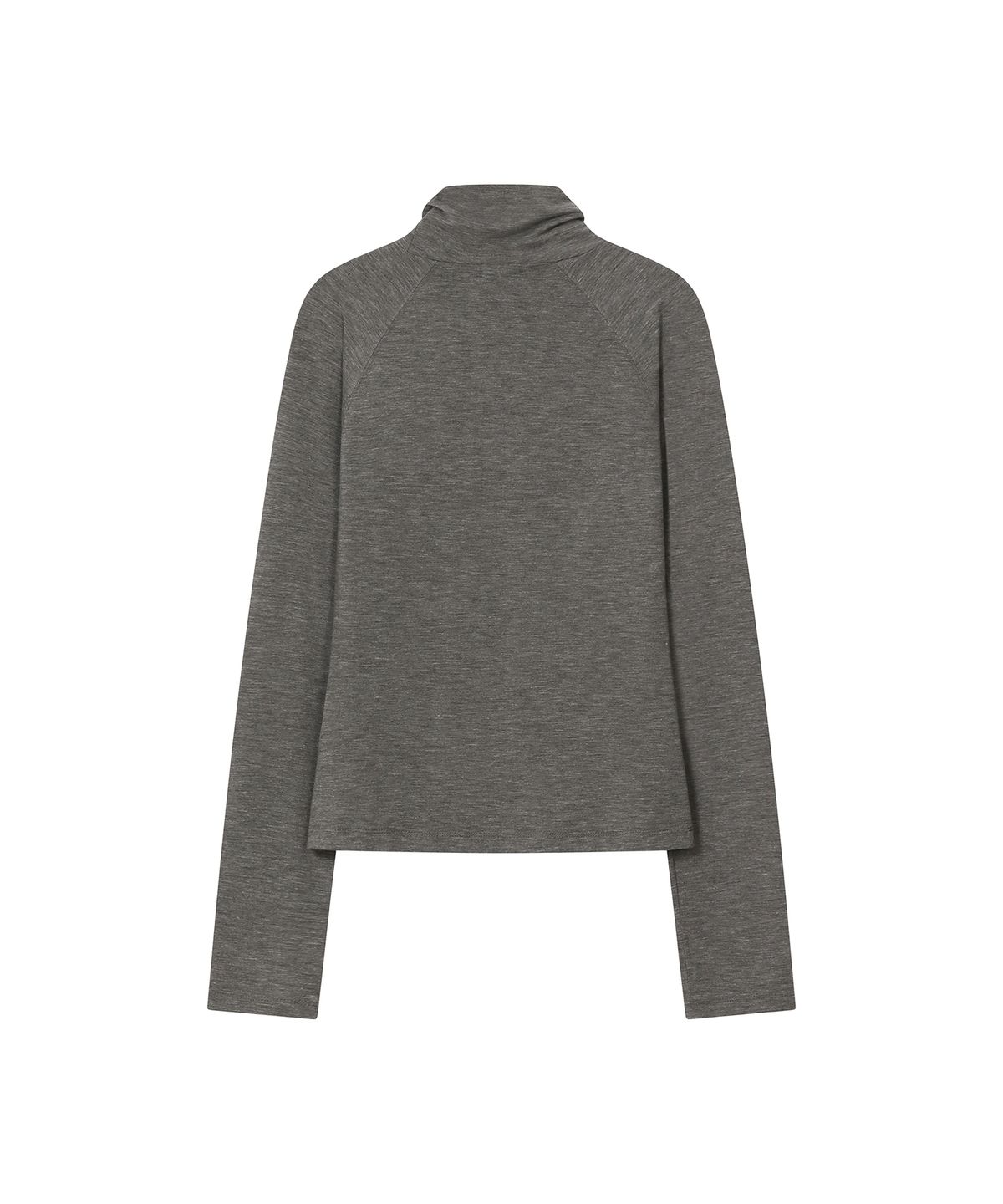 미세키서울(MISEKI SEOUL) Mock neck side button long sleeve GREY