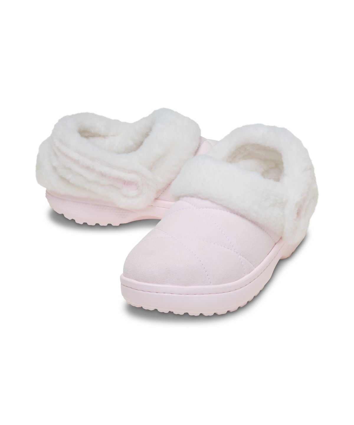 크록스(CROCS) 언퍼게터블 퀼티드 비건 스웨이드 - 버블 아이스 / 214038-7DF