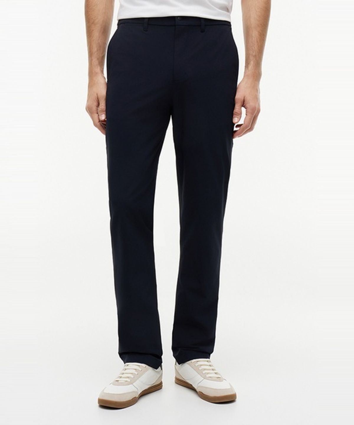타미힐피거(TOMMY HILFIGER) [Slim fit] 덴톤 하프 밴딩 팬츠 (T12G6WPC010MT1DW5)