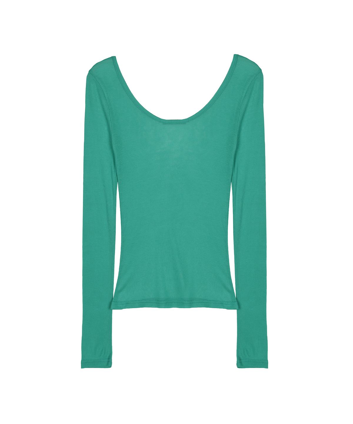 닉앤니콜(NICK&NICOLE) LAYERED BOAT NECK TOP_BLUE GREEN