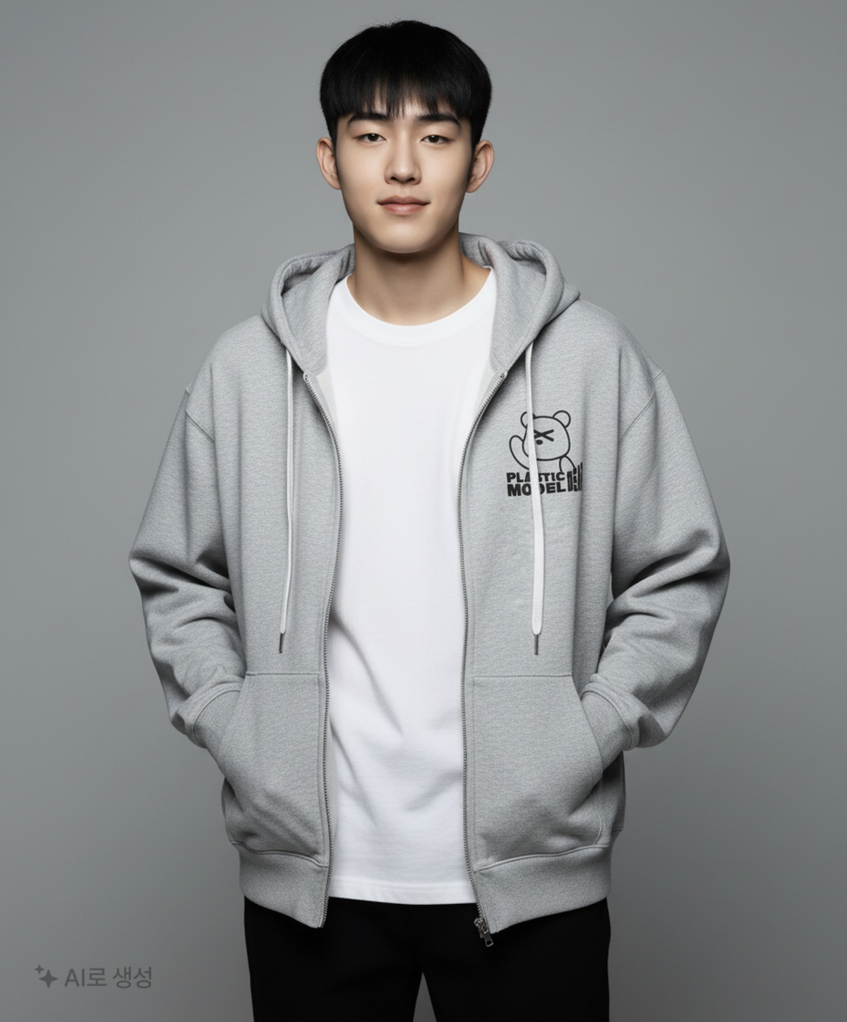 더블제이디(DOUBLE JD) 후드 집업 FREE