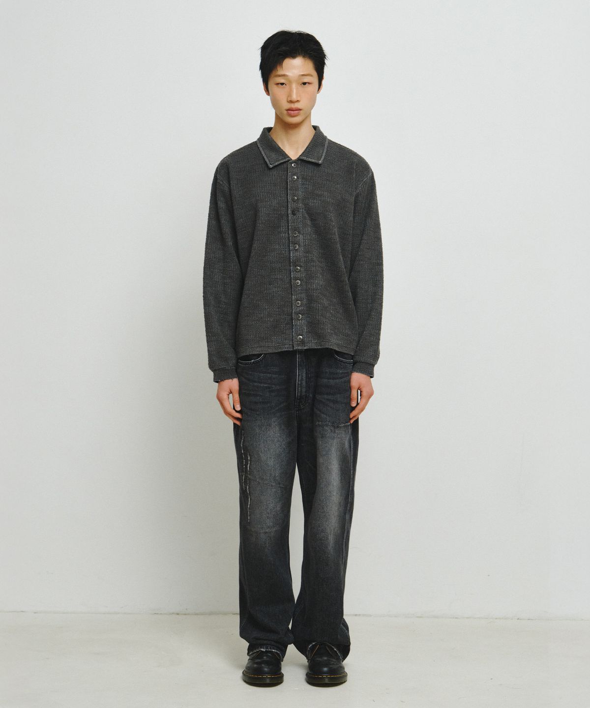엔도어(ENDOOR) Pin Shirt (Blue Pin)
